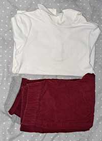 Conjunto calça bombazine Modalfa e camisola gola alta Kiabi - 24 meses