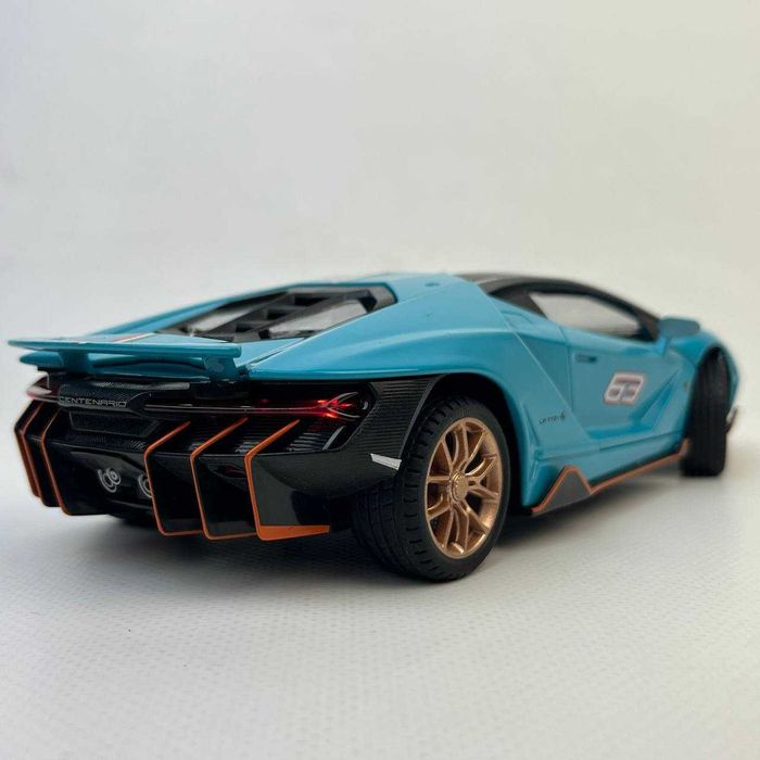 Металева Колекційна модель 1:24 Lamborghini  з підсвіткою фар, звуком