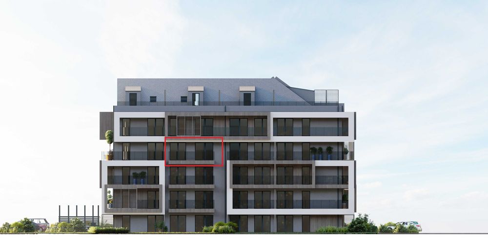 Mieszkanie 47,45 m2 oś. Błękitne blok B M53 stan deweloperski