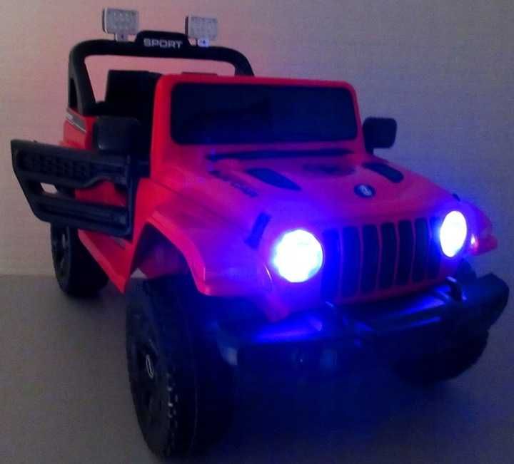 Auto Na Akumulator Jeep Terenowy Mp3 Kluczyki Led