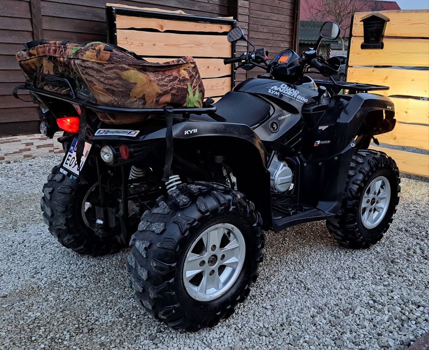 Duży Mocny Quad SYM 600 4x4 40KM Ledy Alufelgi Hak Okazja!
