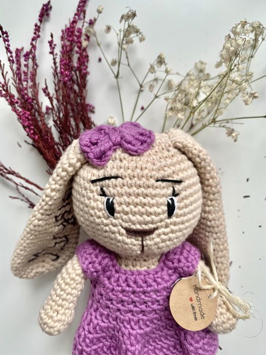 Królik na szydełku handmade