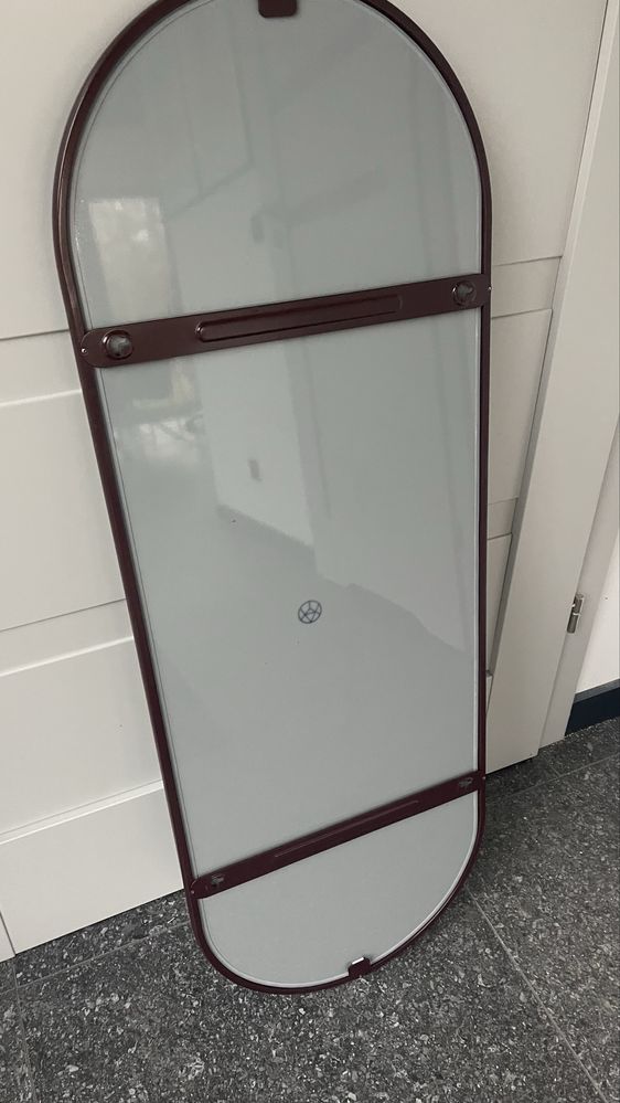LUSTRO od AYTM - Angui oval mirror - nowe! Bordowe