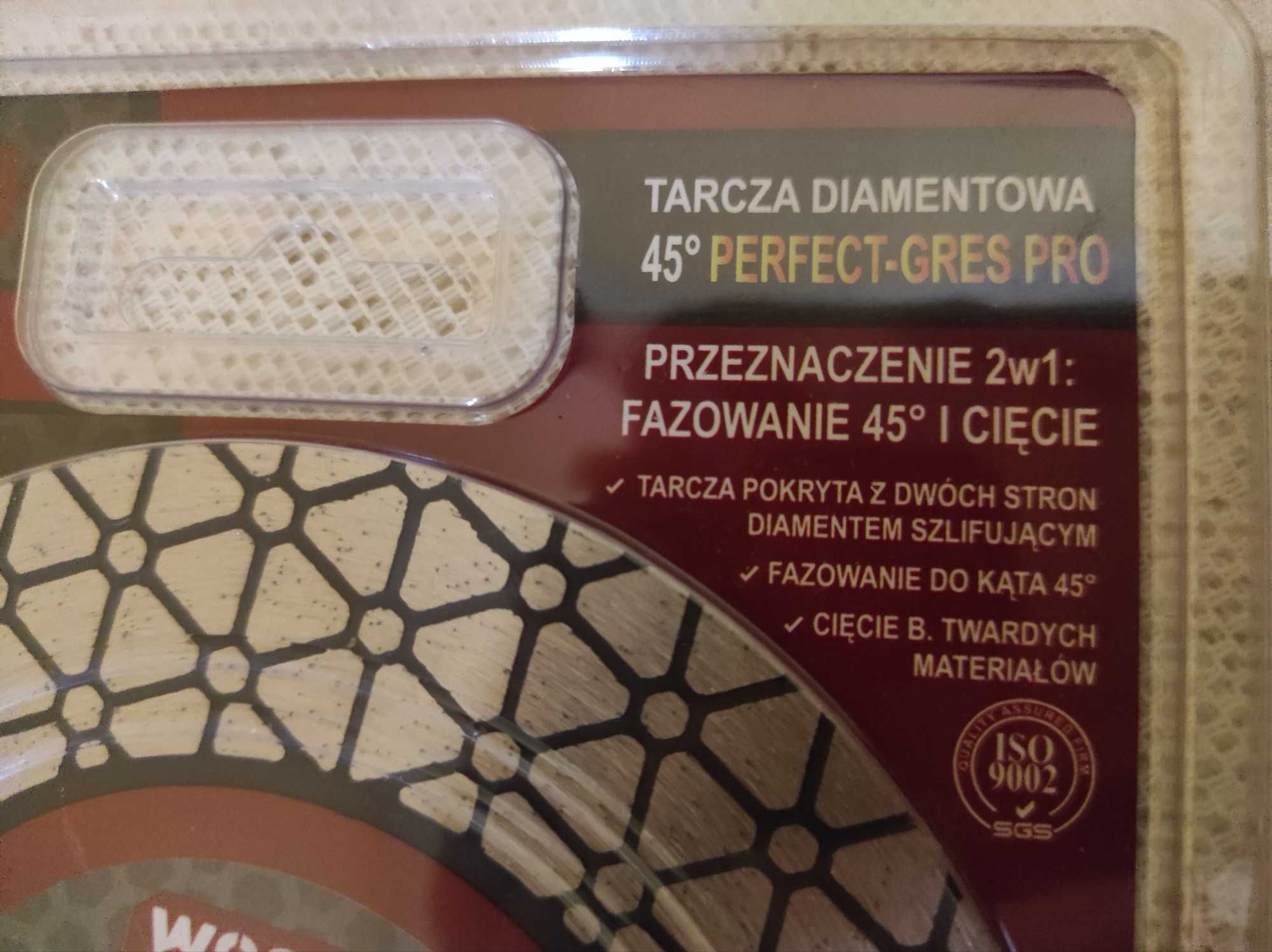 Tarcza 125 Diamentową do Cięcia Gresu Pod Kątem 45 Stopni Perfect PRO