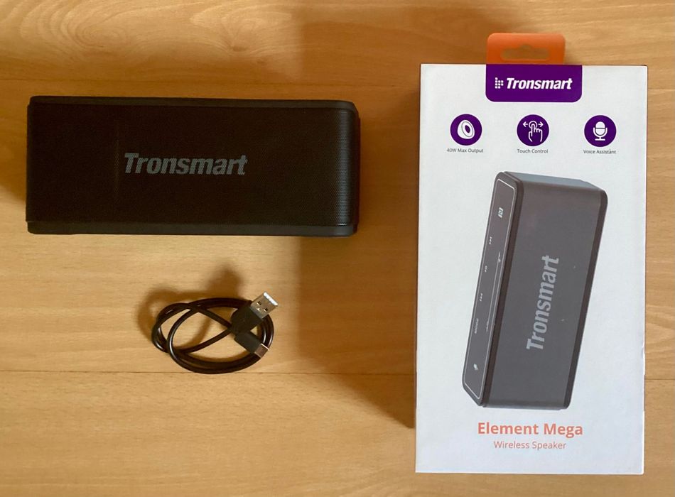 Coluna de som Bluetooth TRONSMART 40W - COMO NOVA