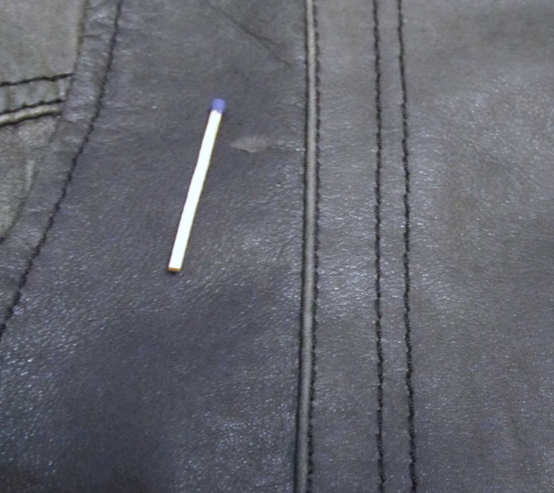 Pull & Bear XDye куртка бомбер из овечьей кожи р. 42/44