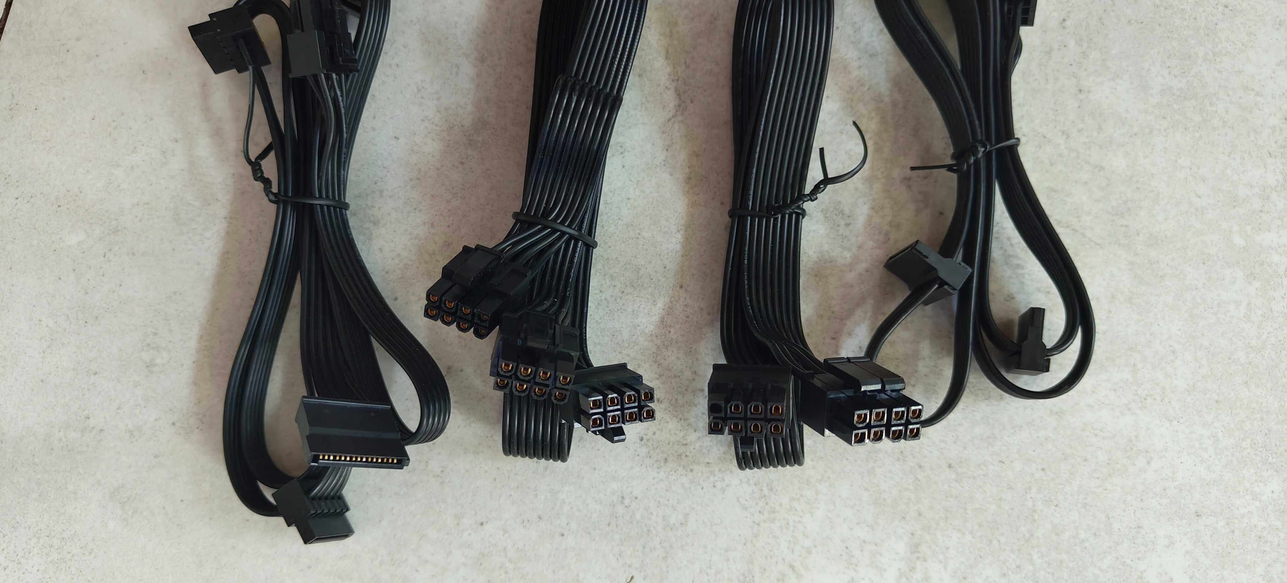 Kable do zasilacza modularnego  2x SATA, 1x 8-pin CPU, 1x 2x 8-pin GPU