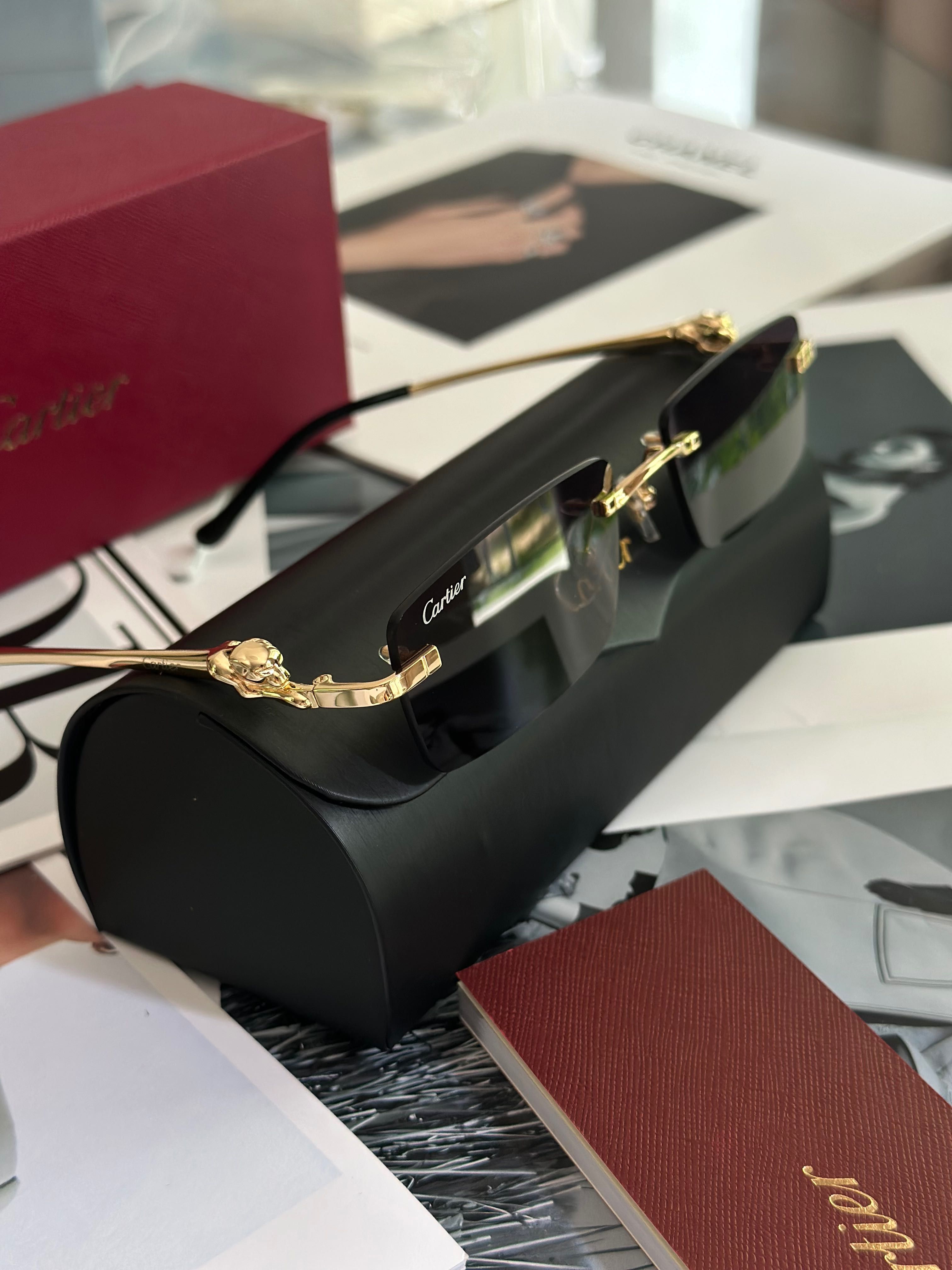 Okulary Cartier z pudełkiem