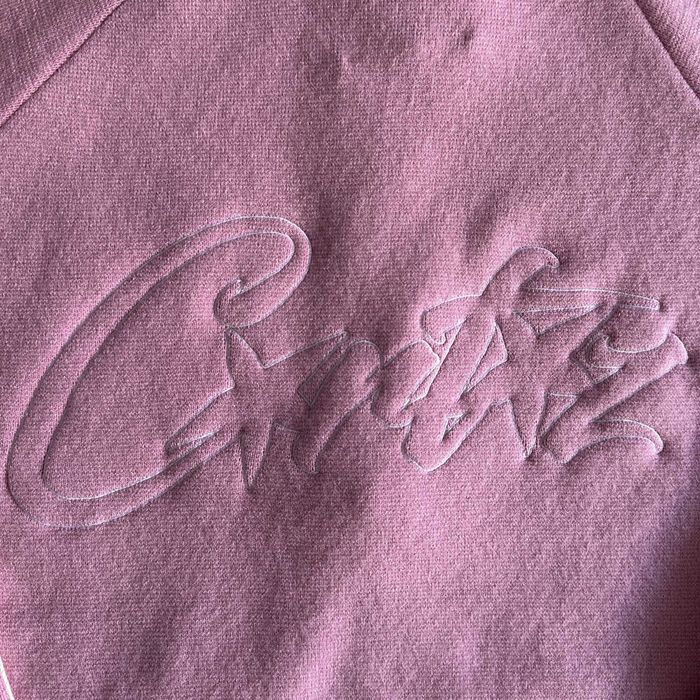 corteiz zip up fleece-pink/ кортец зип-худи