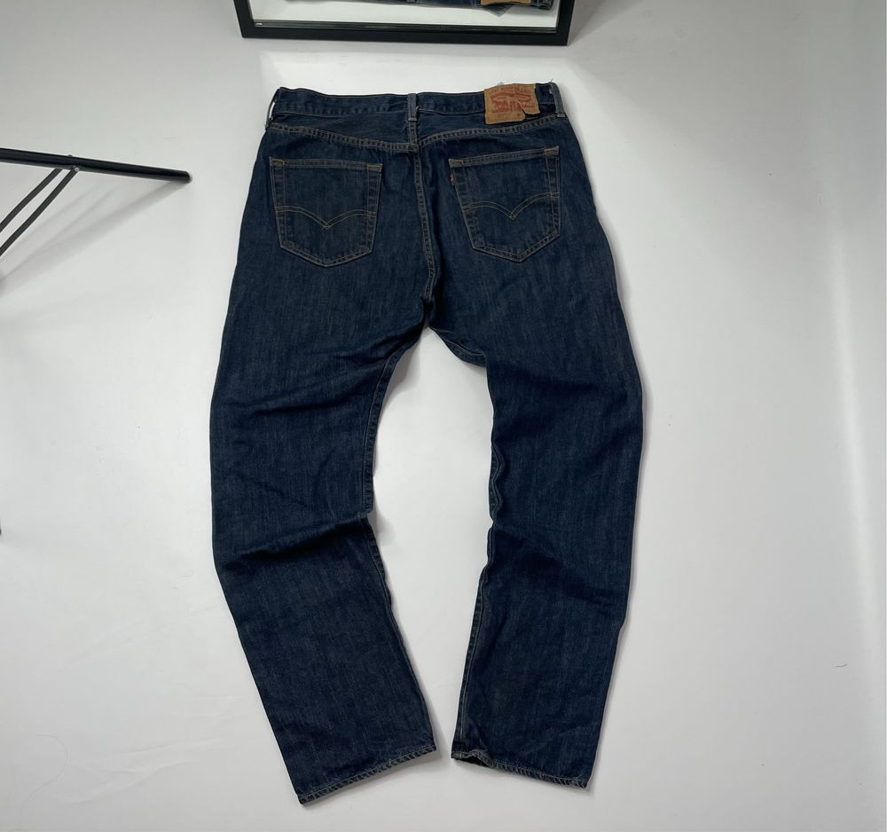 Темно сині Levis 501 34/32 класичні джинси джинсы левайс левис