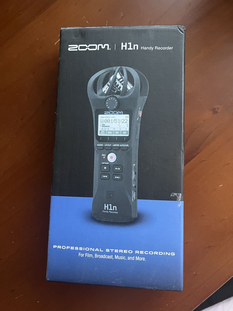 Zoom H1n com acessórios