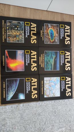 24 Atlas National Geographic coleção completa 24 livros