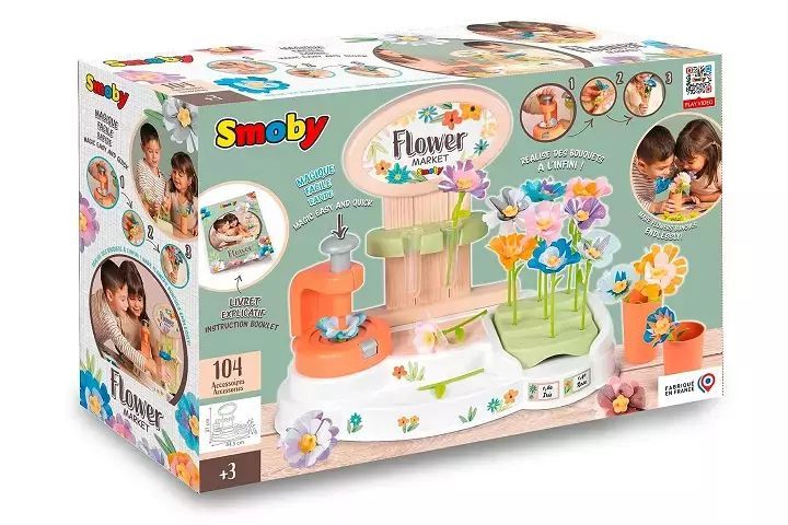 Kreator kwiatów. Kreatywny zestaw do robienia kwiatów. Smoby