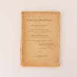 Livro "A Tachygraphia ou Stenographia (sem mestre)", 1909