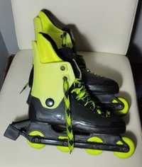 Patins em linha roller skate