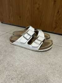 Białe klapki Birkenstock Arizona r. 39