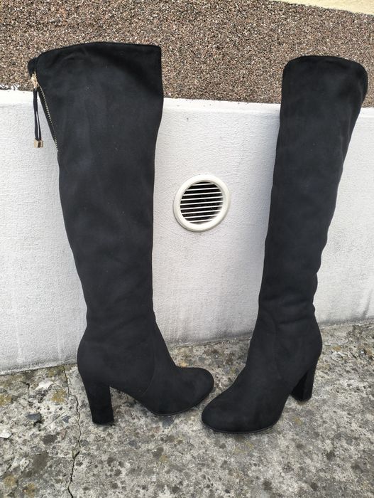 Жіночі ботфорди замшеві Lino Marano