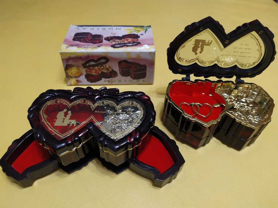 НОВЫЕ музыкальные шкатулки сердечки Подарок девочке девушке женщине