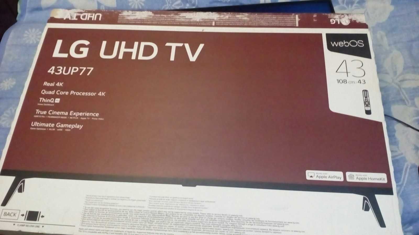 Телевизор LG 43UP77006LB  43''  ( Разбитая матрица )