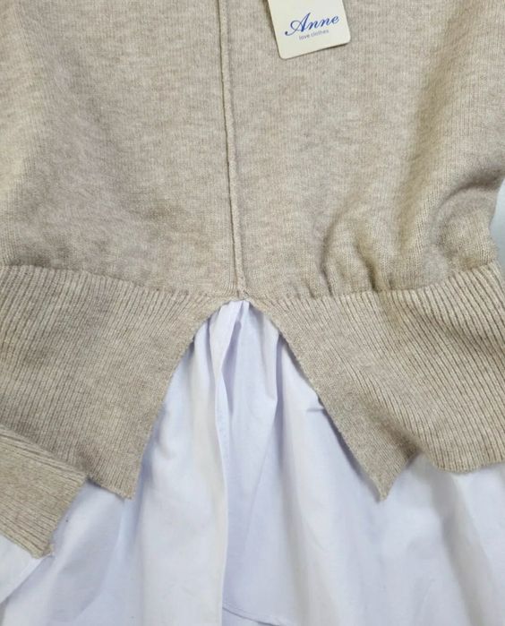 Кофтинка з імітацією сорочки