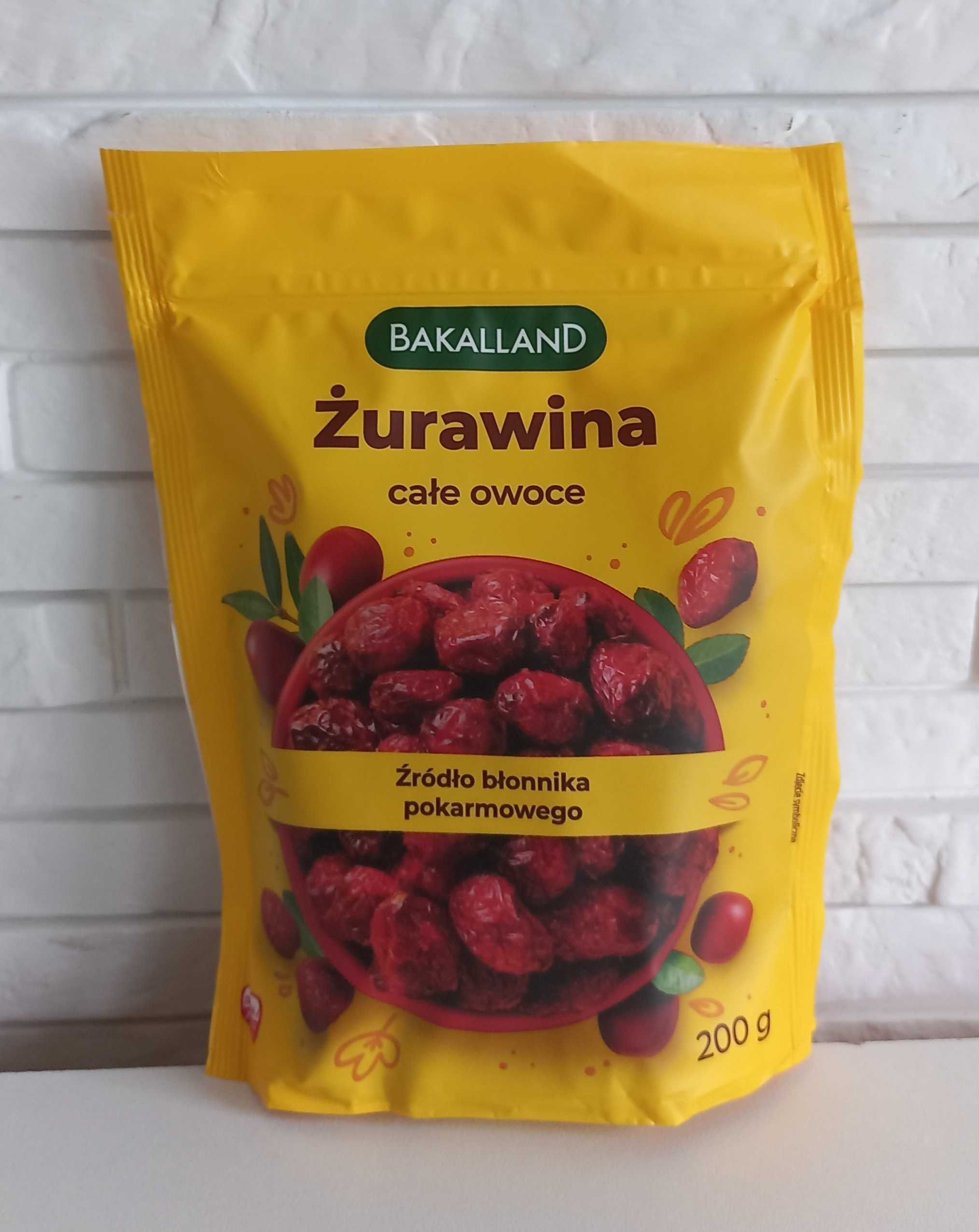 Bakalland Żurawina całe owoce 200 g