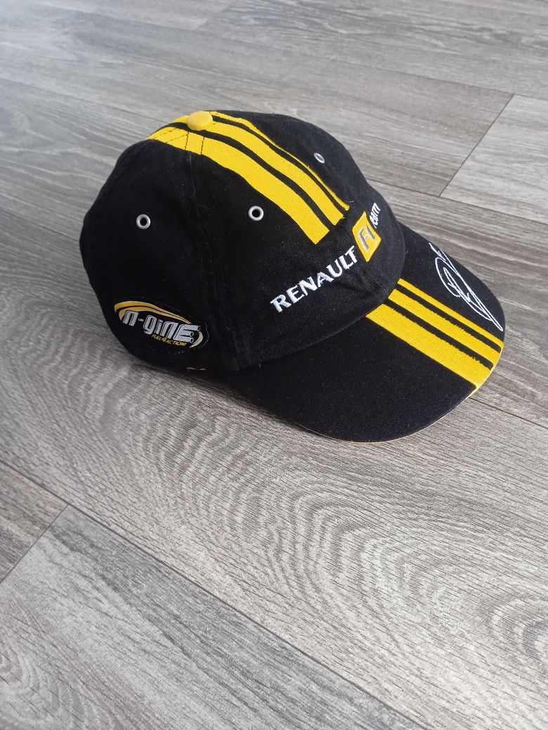 Oryginalna czapka renault F1 z autografem