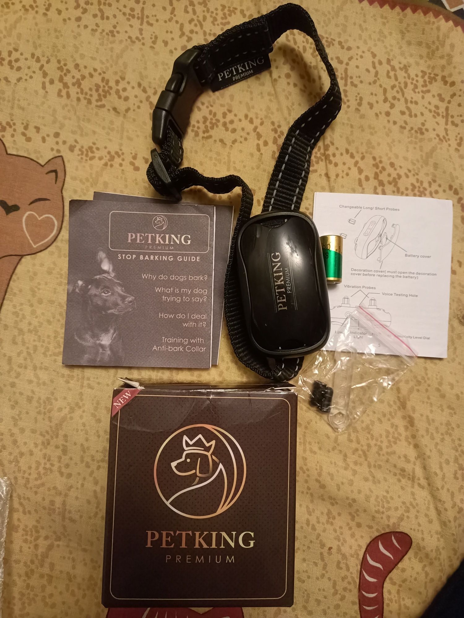 PetKing Премиум-ошейник против лая для маленьких и крупных собак.