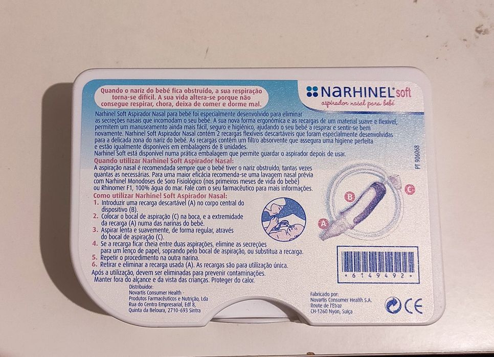 Aspirador nasal para bebé