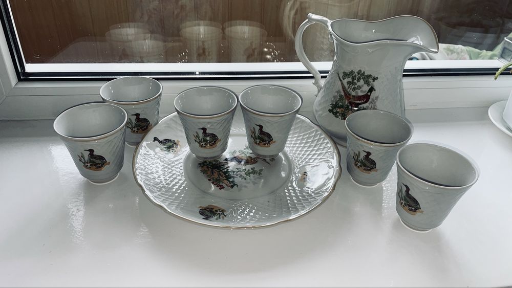 Молочний чайний сервіз 6 персон