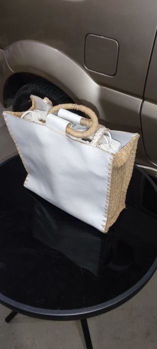 Torba shopperka boho na plażę lub zakupy