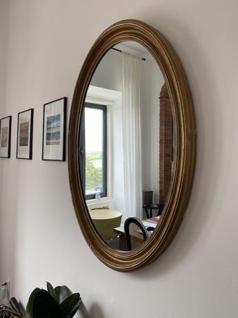 Espelho grande oval vintage