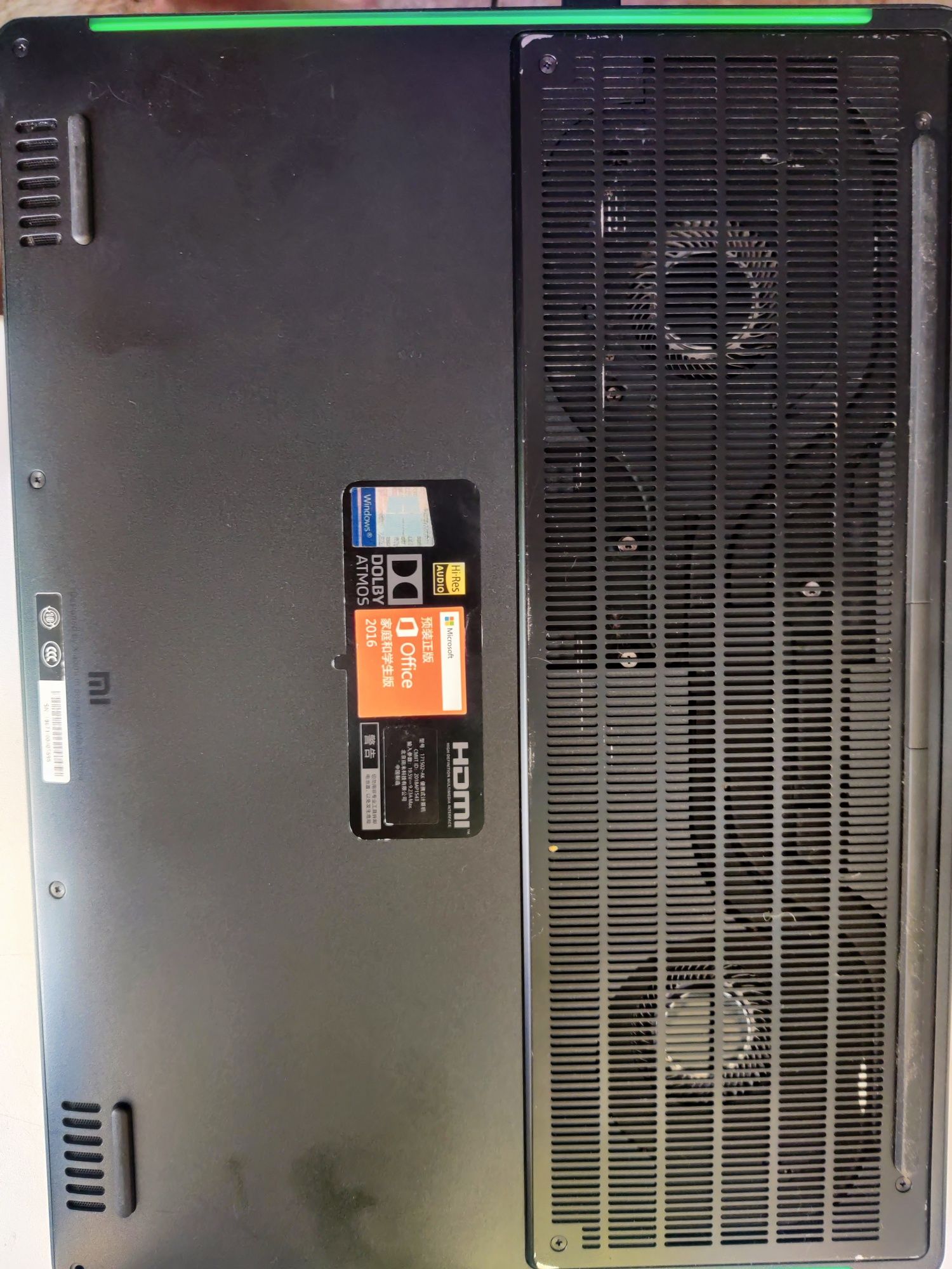 Xiaomi Mi Gaming Laptop I7-8750H/32/1TB/ssd256/GT1060I