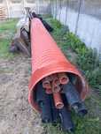 Rura dwuścienna karbowana/przepust fi 600 mm/6mb