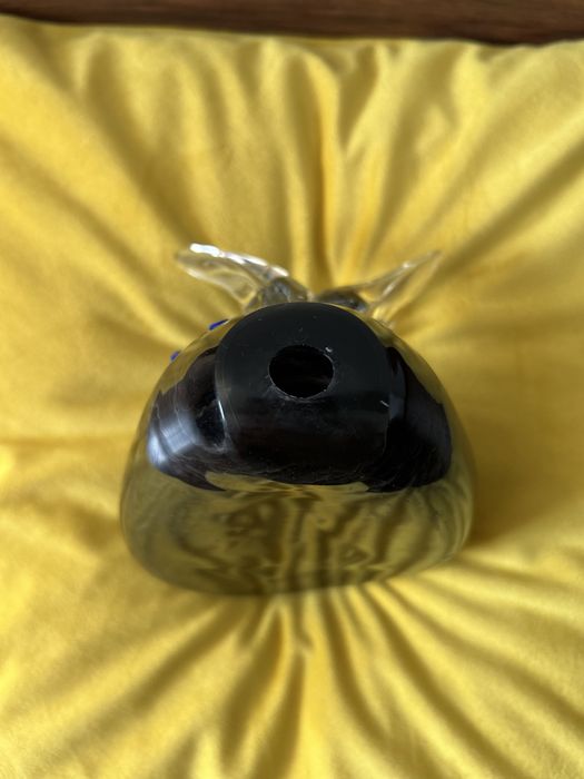 Żaba na szczęście szklana figurka duża okazja nowa ! Chiński talizman