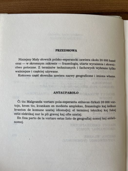 Esperanto: Mały słownik polsko-esperancki 20.000 słów