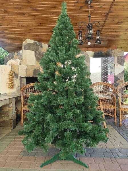 ЕЛКА Искусственная зеленая 1м/1,3м/1,5м/1,8м/2м/2,2м/2,5м/3 Ялинка ПВХ