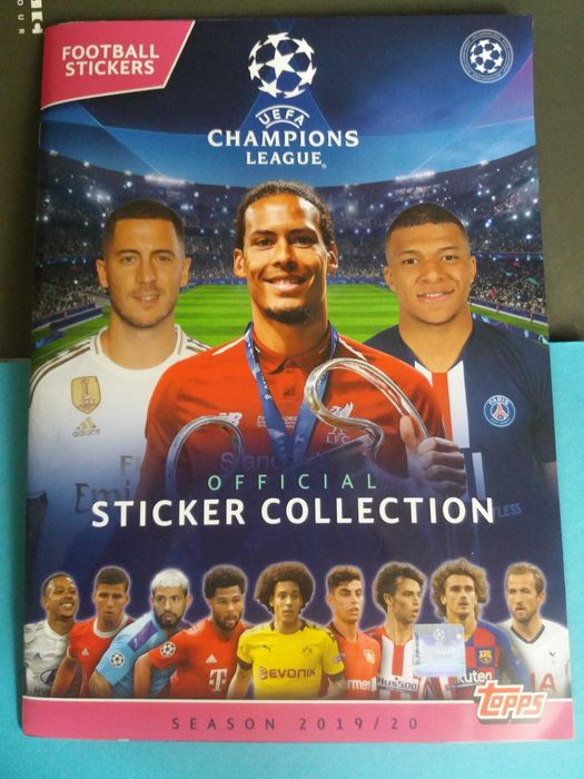 Caderneta Futebol Completa Champions League 2019/20 (Toops)