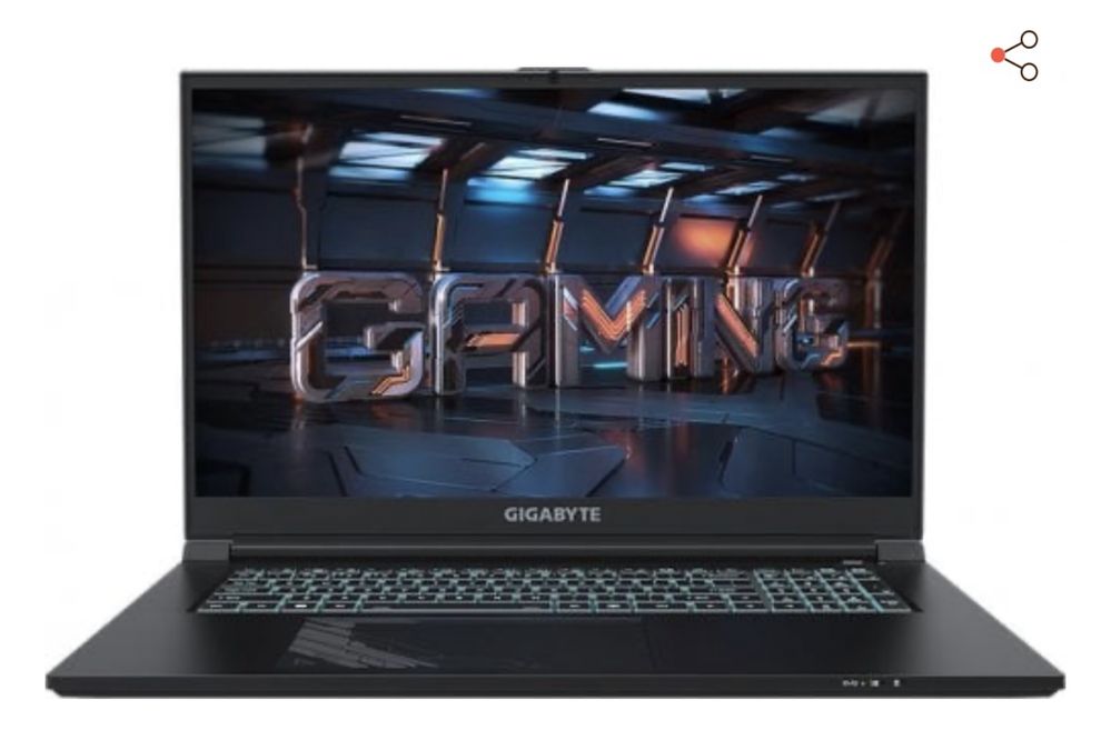 Nowy zafoliowany Laptop Gigabyte G7 KF i5-12500H / 16 GB / 512 GB