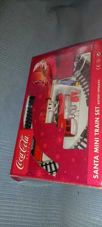 Comboio miniatura da Coca-Cola