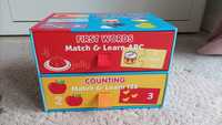 Match & learn ABC & NUMBERS english puzzle angielski