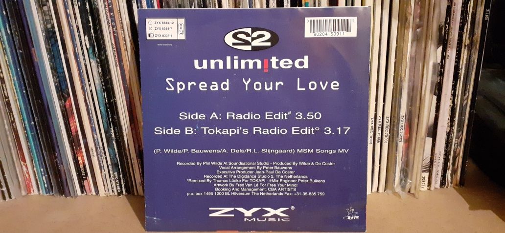 2 Unlimited Spread Your Love winyl unikat