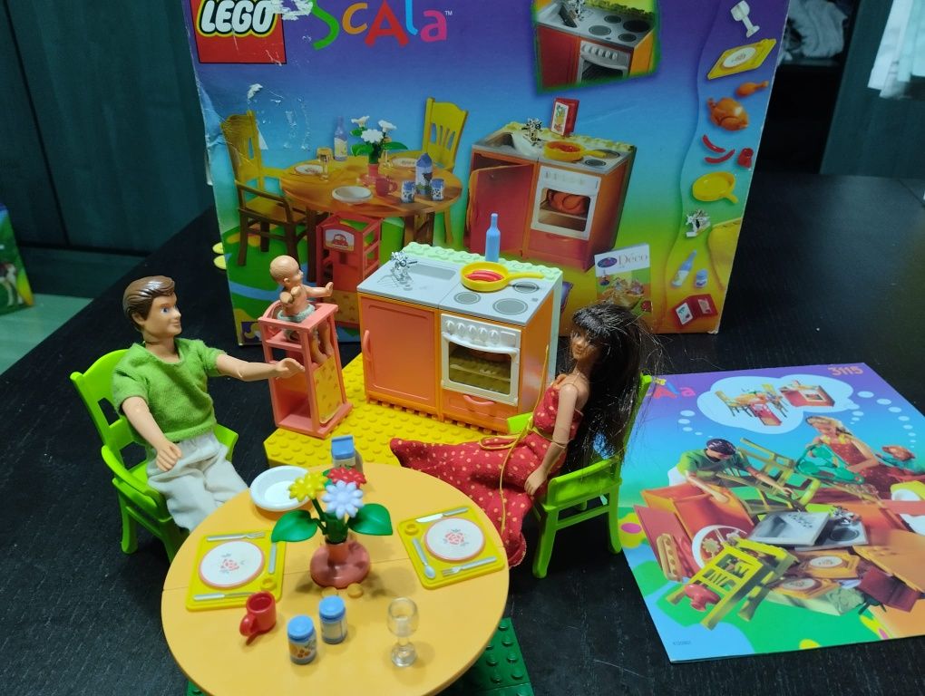 LEGO Scala 3115 kuchnia z rodzina