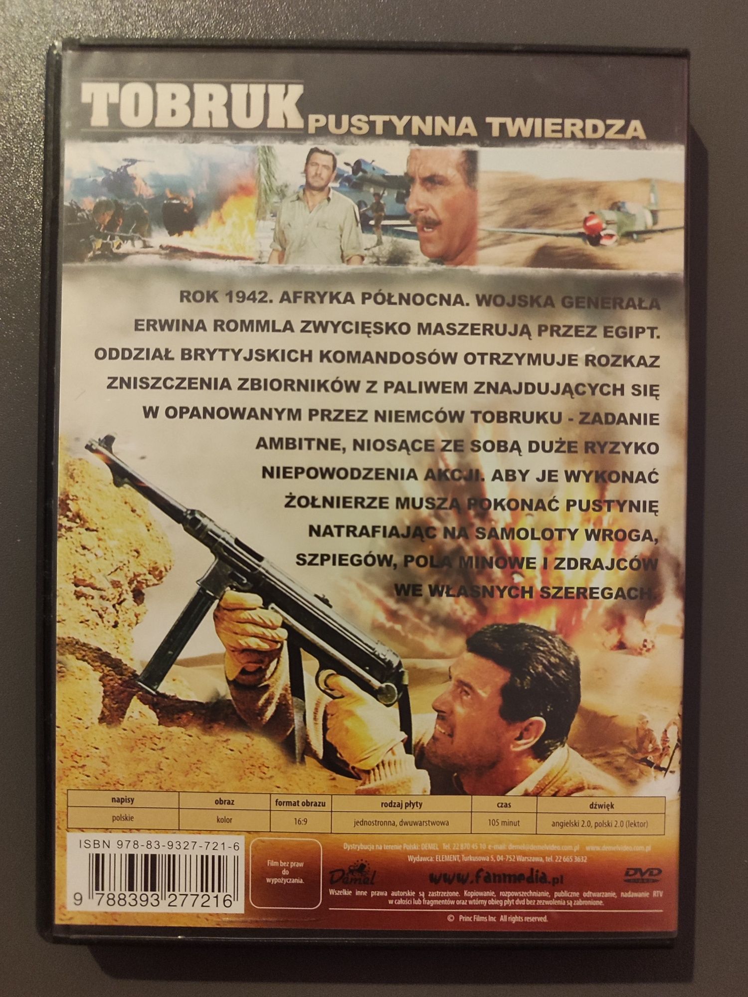 Tobruk pustynna twierdza DVD