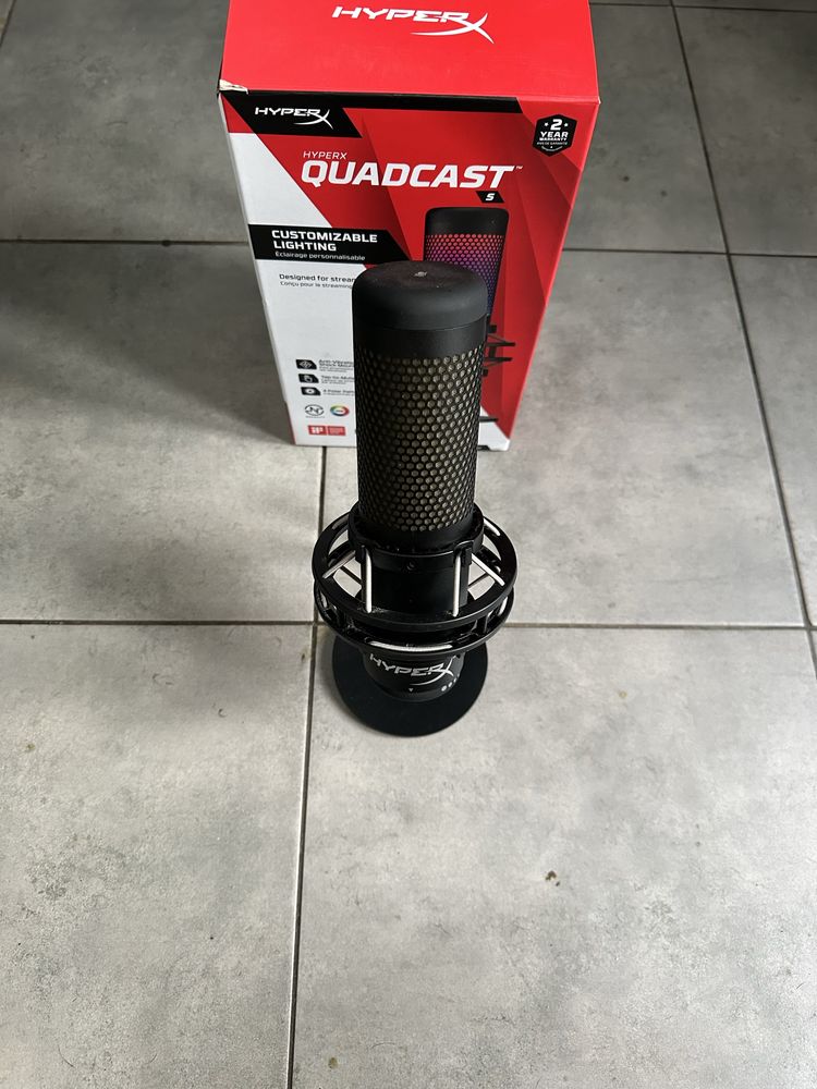Microfone HyperX Qaudcast S