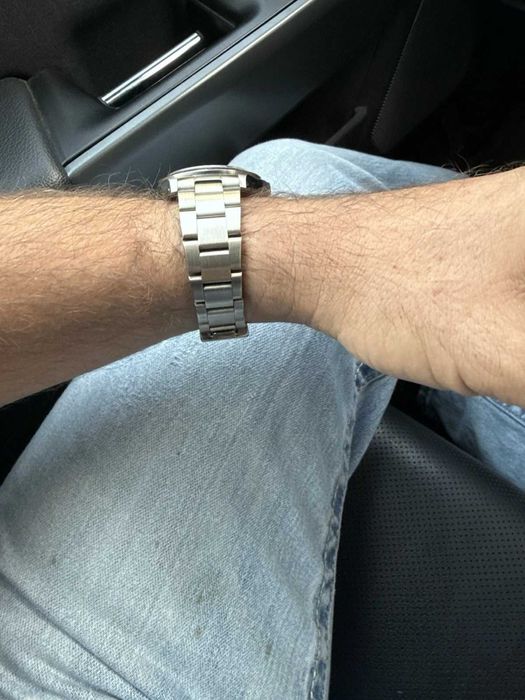 Rolex Explorer 7, mostrador preto, 40 mm, ano 2000