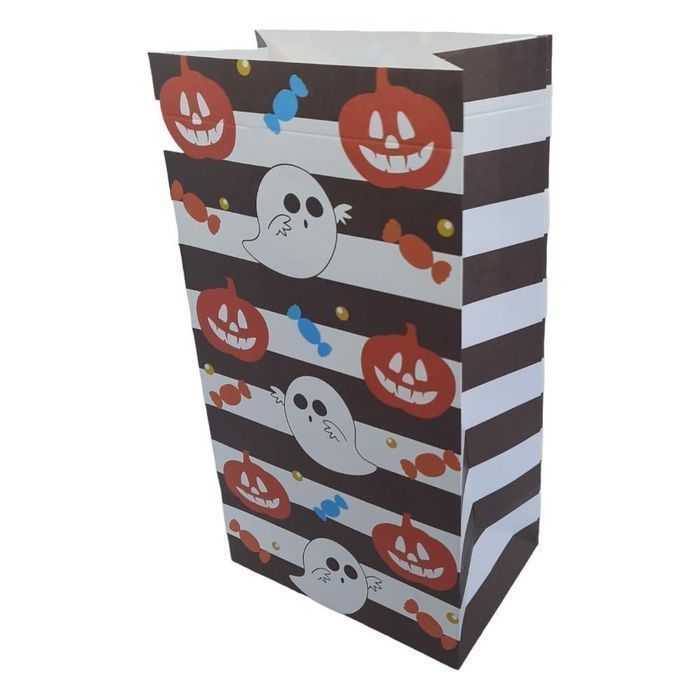 Torby na Słodycze Halloween Papierowe 20x12 12 szt