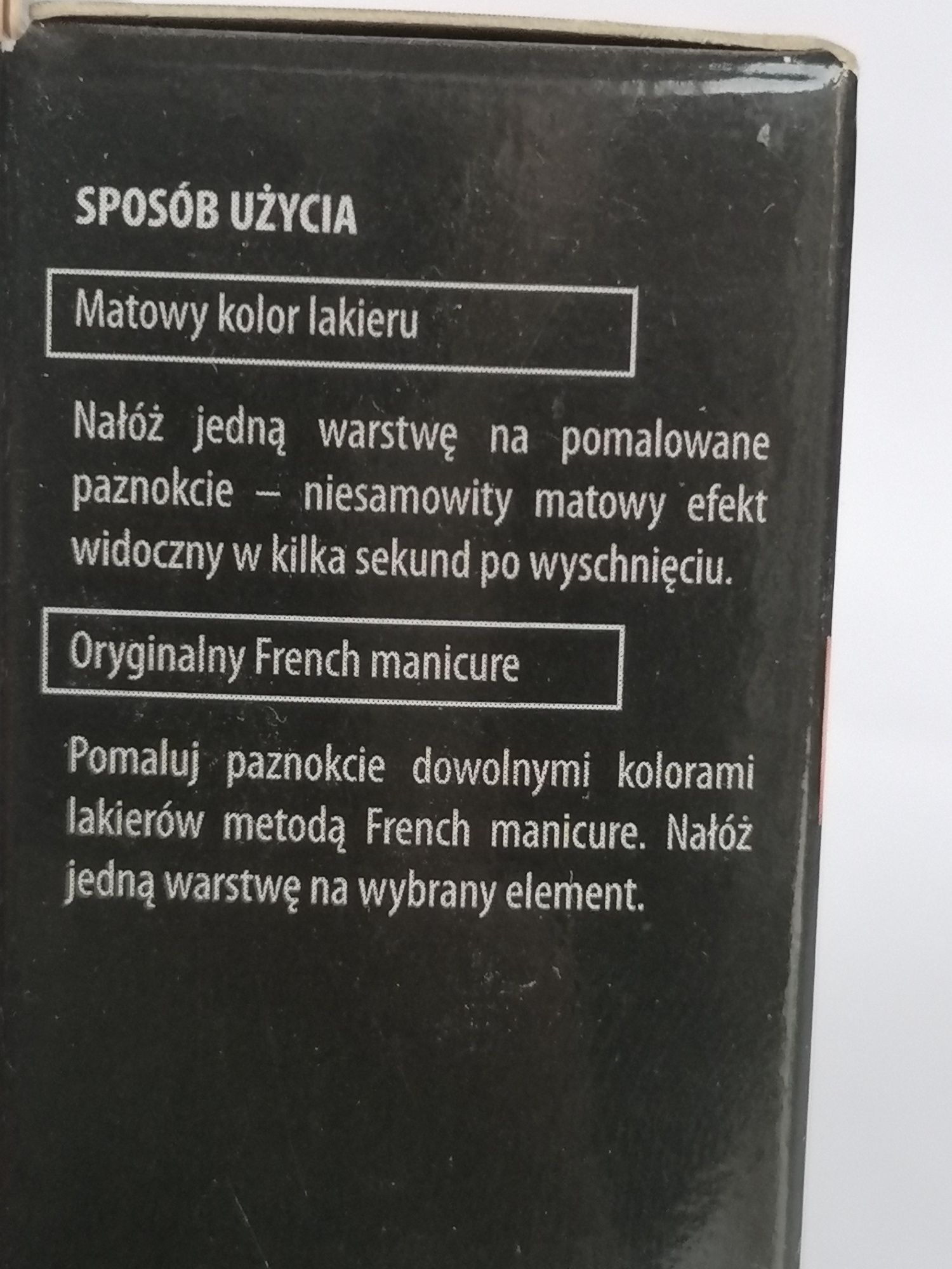 Matowy top coat do paznokci JOKO, nowy