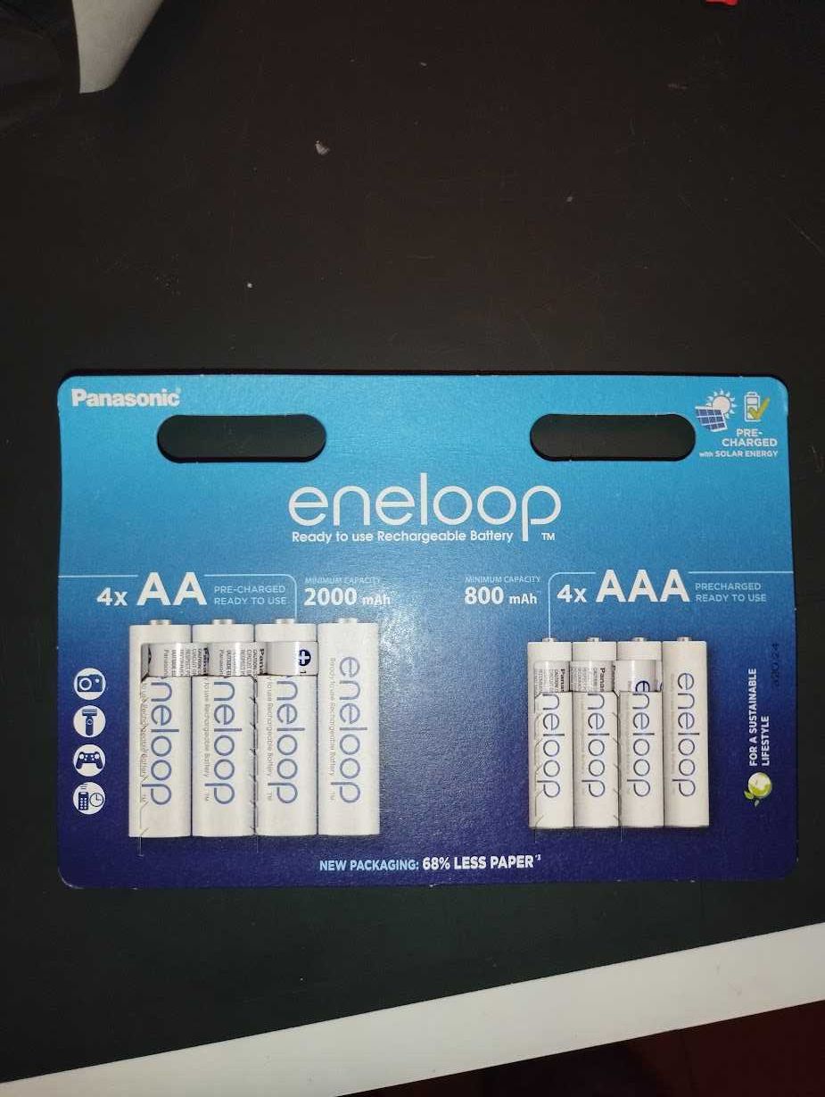 Akumulatorki Eneloop Mix 4x2000mAh + 4x 800mAh