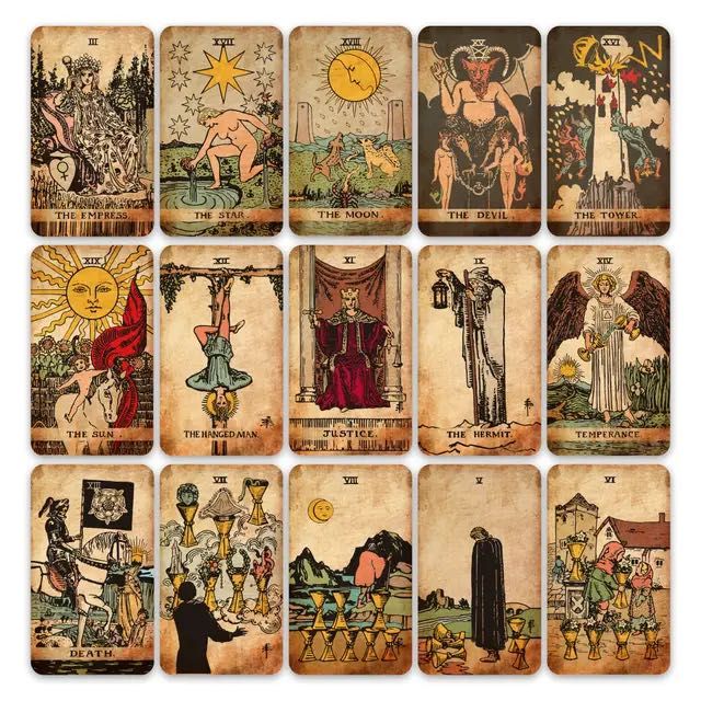 КРАФТОВОЕ ТАРО Райдера  Уэйта Винтажное Таро Пересылаю по Украине