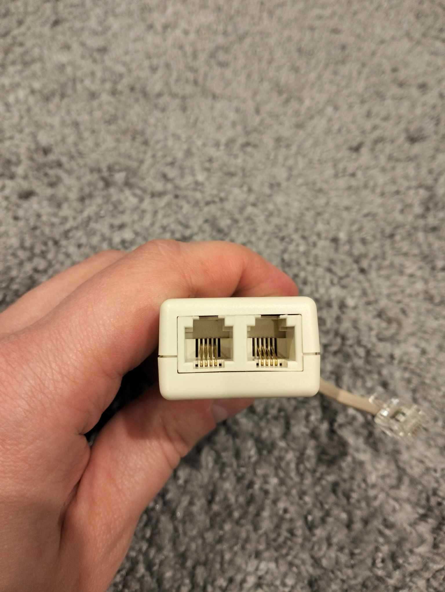 Filtr ADSL do telefonu i modemu podwójny